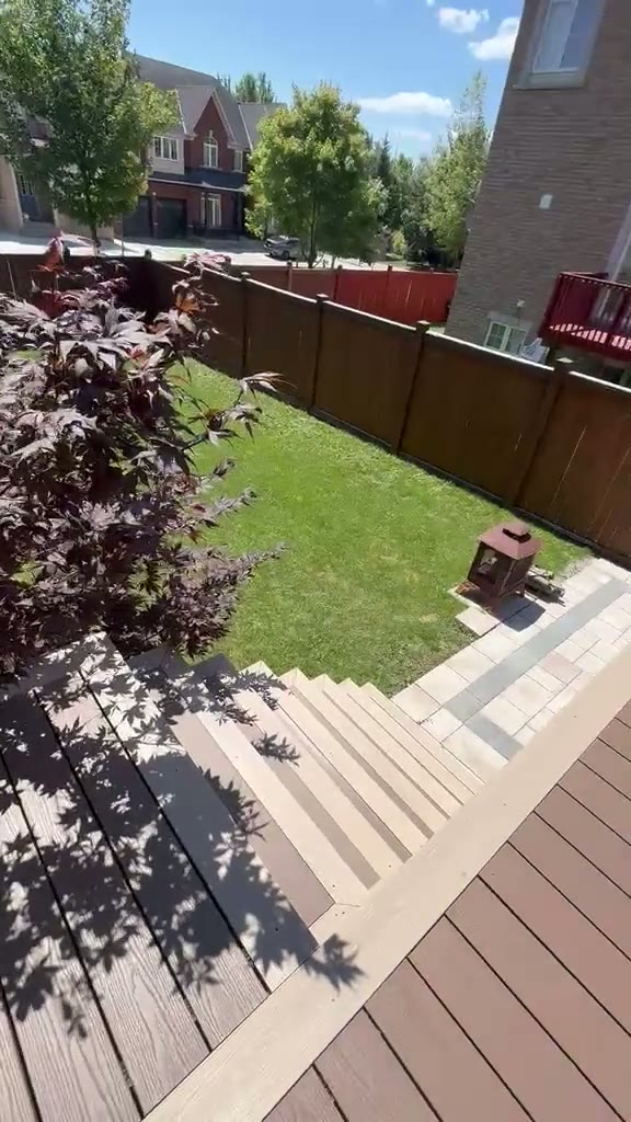 Walkthrough of the glass deck railing system